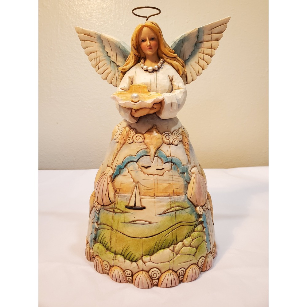 Jim Shore Heartwood Creek Safekeeper Of The Seas Angel Figurine 114410 2003